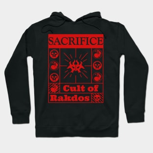 Cult of Rakdos | Sacrifice | MTG Guild Red on Black Design Hoodie